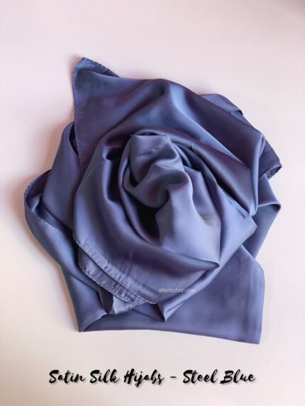 Satin Silk - Steel Blue