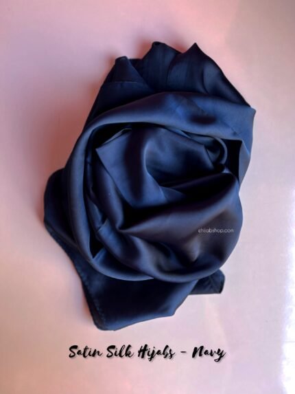Satin Silk - Navy