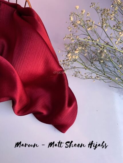 Maroon - Matt Sheen Hijabs